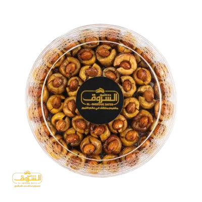 12× تمر محشو باللوز 400جرام علبه اكلرك