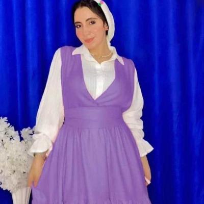 دريس أضواء بنفسجي – أناقة بتفاصيل هادئة ولمسة أوروبية