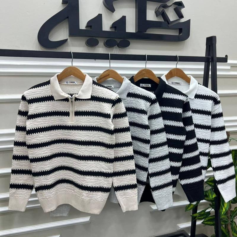 تريكو ياقة وسوستة – خامة عجينة مصرية أصلية