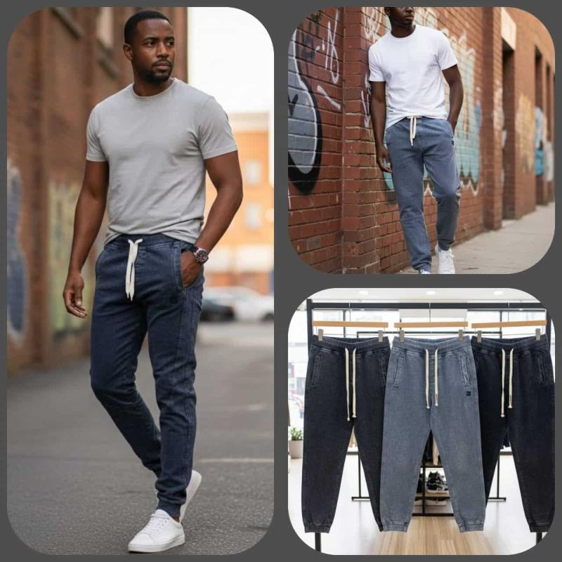 شروال جينز رجالي محجر قصات – تقفيل فاخر
