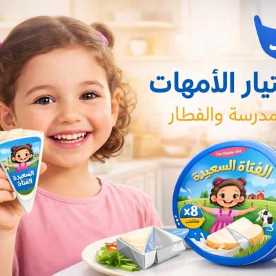 15 × كرتونة جبنة الفتاة السعيدة 24 قطعة