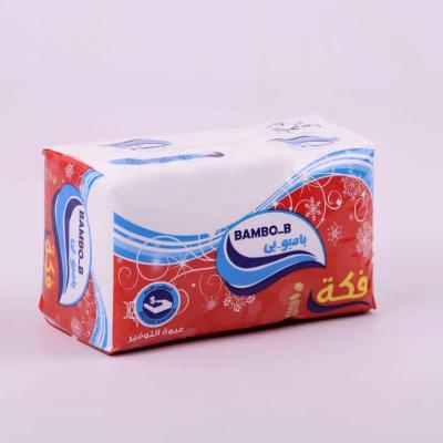 300 بالة × مناديل فكة "بامبو-بي" - اللون الأحمر