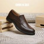 1 كرتونه×حذاء كلاسيك جلد طبيعي بني كود B-302