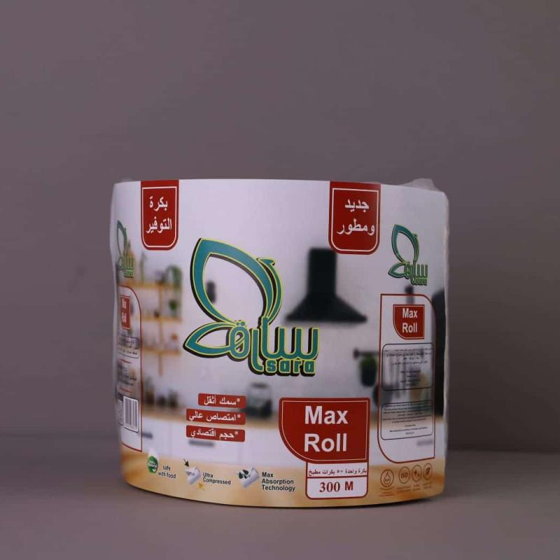 100 باله× ماكس رول مناديل مطبخ 750 جم
