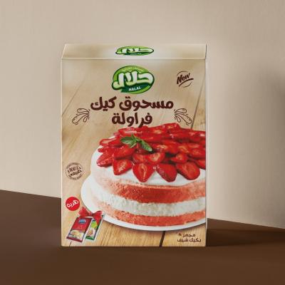 10 كرتونة × مسحوق كيك فراولة