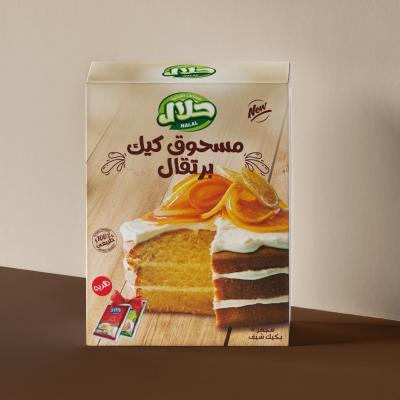 10 كرتونة × مسحوق كيك برتقال