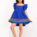 فستان بناتي اصفر Zig Dress – 50 قطعة